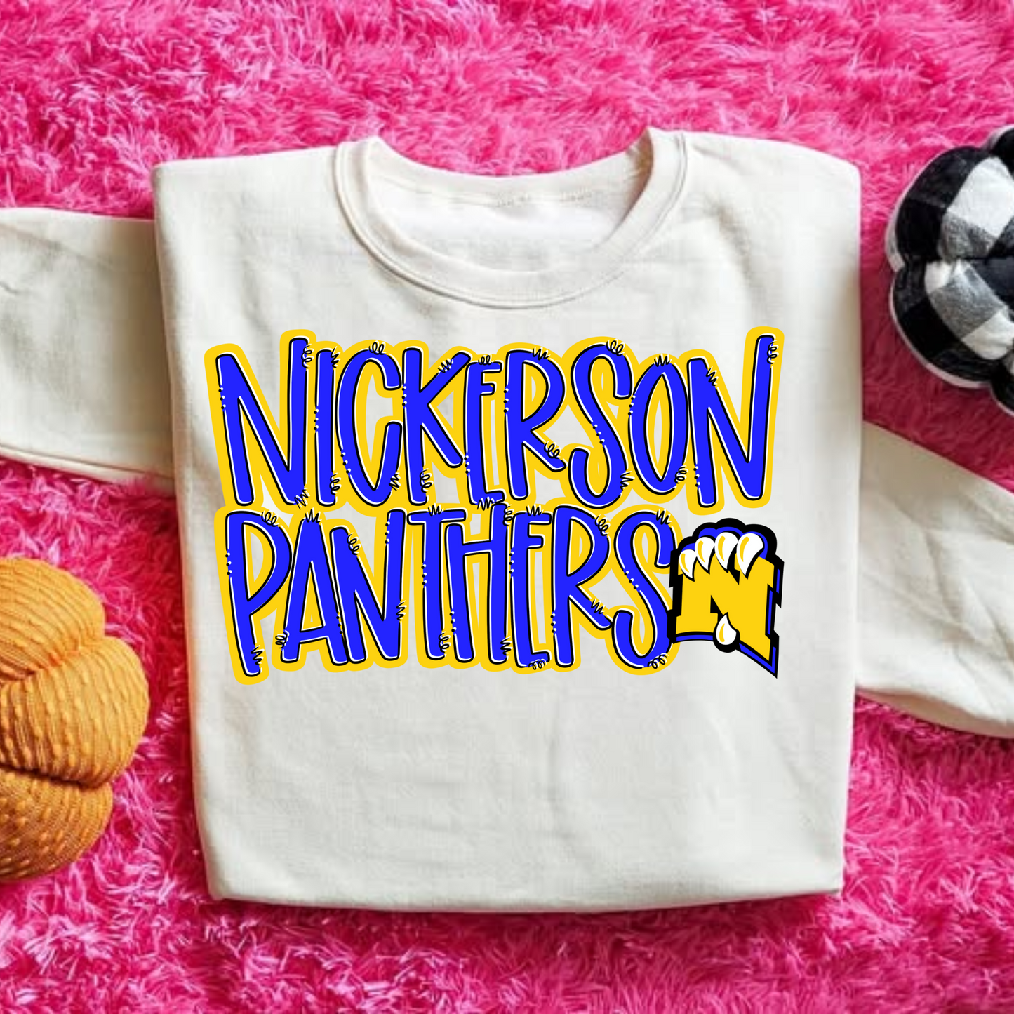 💛💙 NICKERSON PANTHERS SPIRIT CREWNECK💛💙