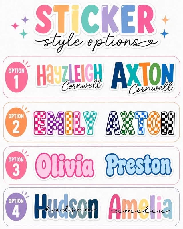 Decal Sticker Set