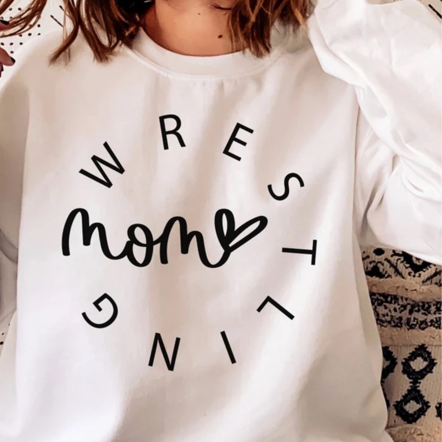 π€ Wrestling Mom Circle Design π€