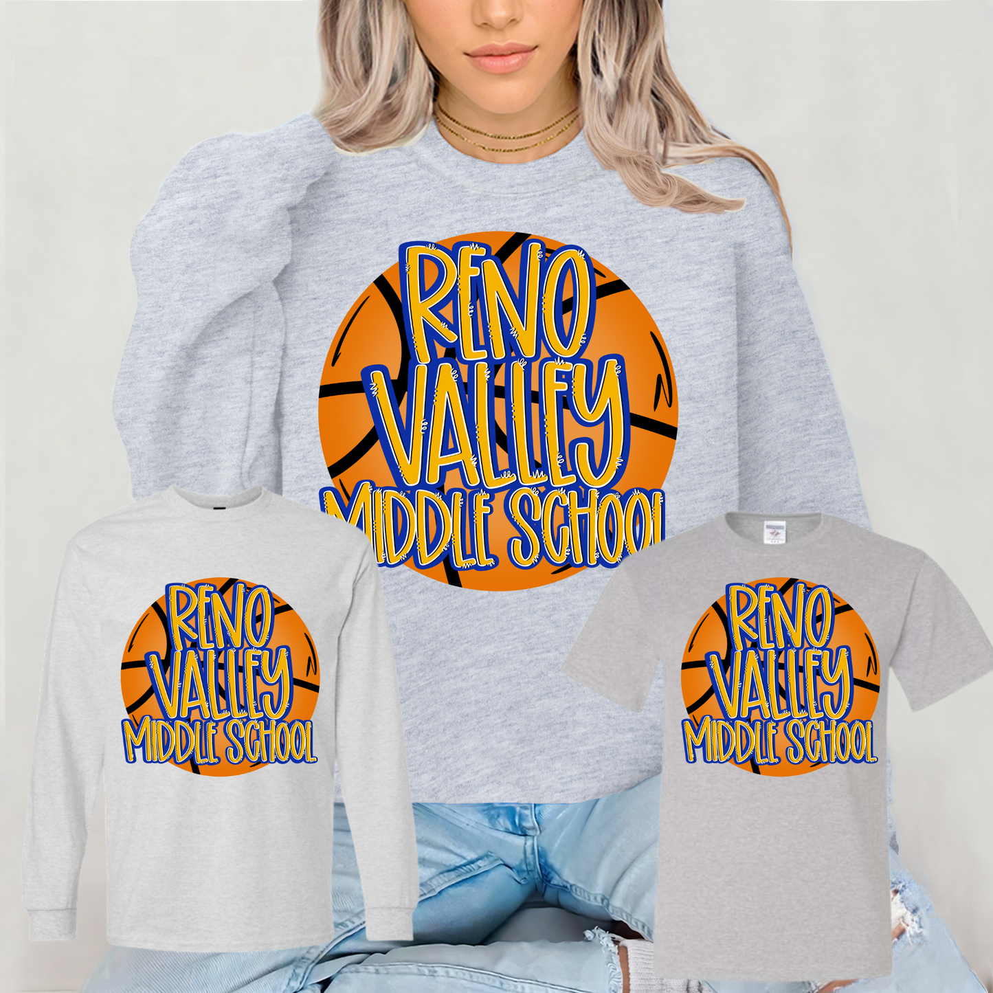 ๐ Reno Valley Middle School Basketball Spirit Wear ๐