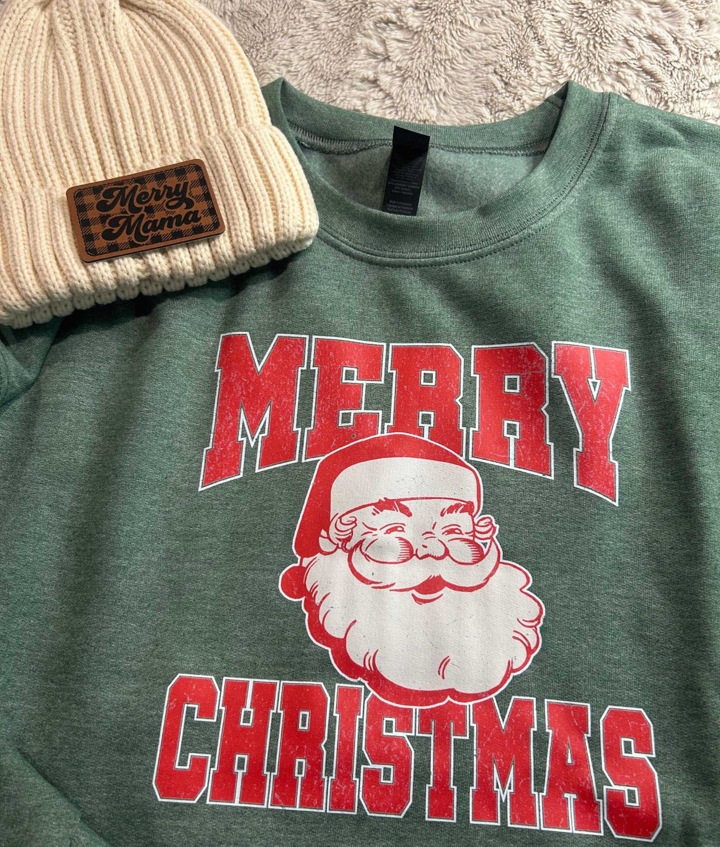 Santa Merry Christmas Crewneck