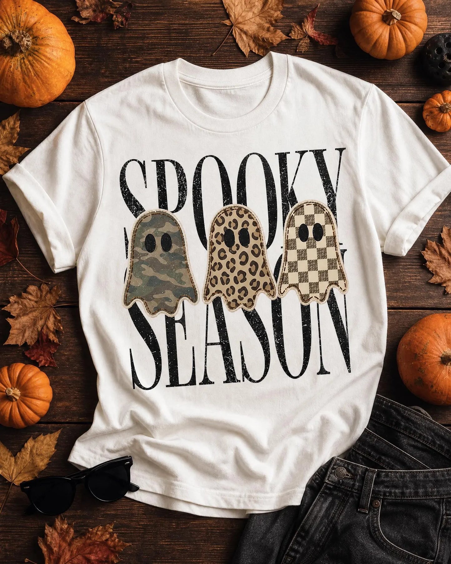 π» Spooky Season Ghost Tee