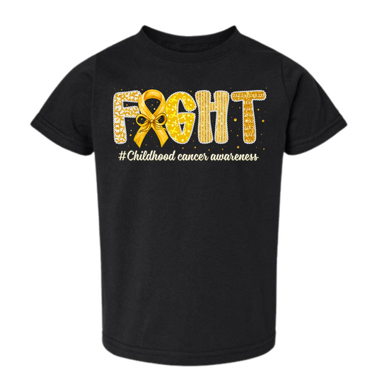 ✨ FIGHT – Childhood Cancer Awareness