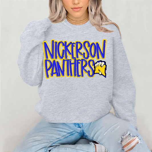 💛💙 NICKERSON PANTHERS SPIRIT CREWNECK💛💙