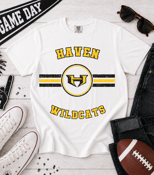 Haven Wildcats Retro Rally Spirit Tee