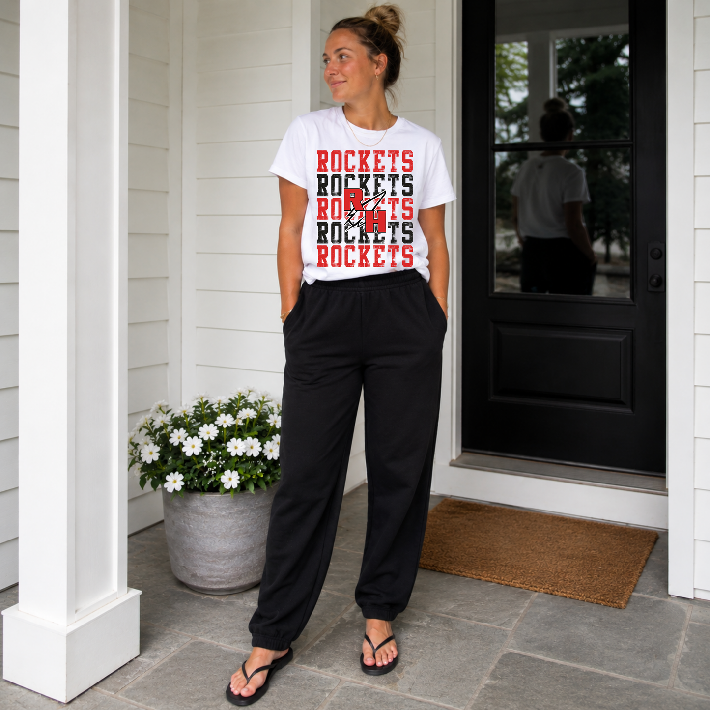 Repeated Mascot Spirit Tee