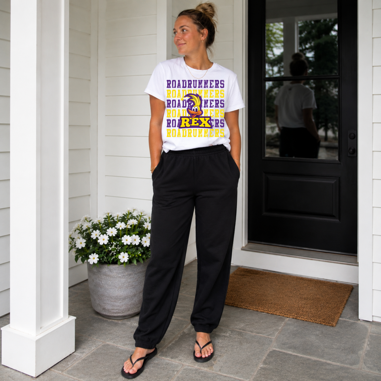 Repeated Mascot Spirit Tee