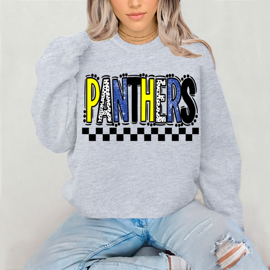 Panthers doodle crewneck