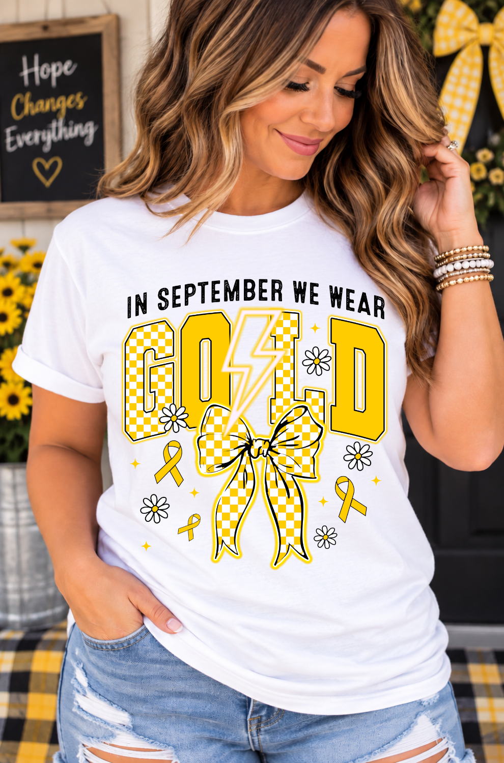 💛 Childhood Cancer Awareness Tees 💛