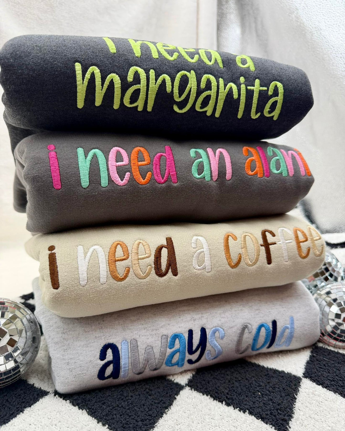 Embroidered "Sayings"