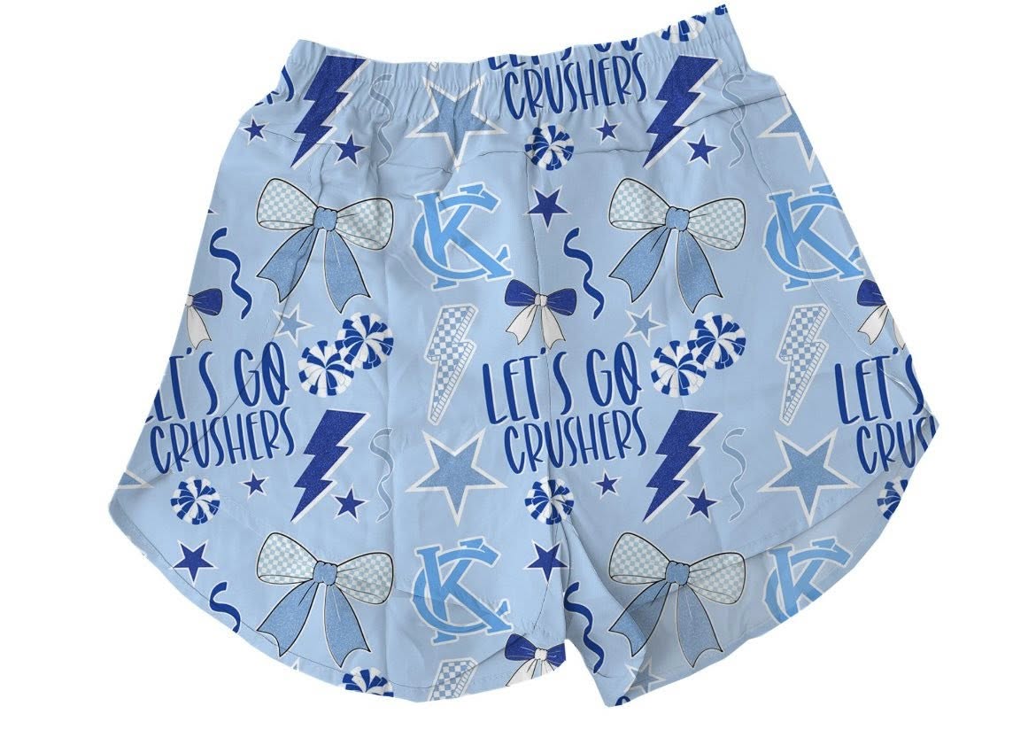 High-Waisted Game Day Shorts (PREORDER)