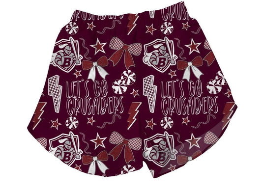 High-Waisted Game Day Shorts (PREORDER)