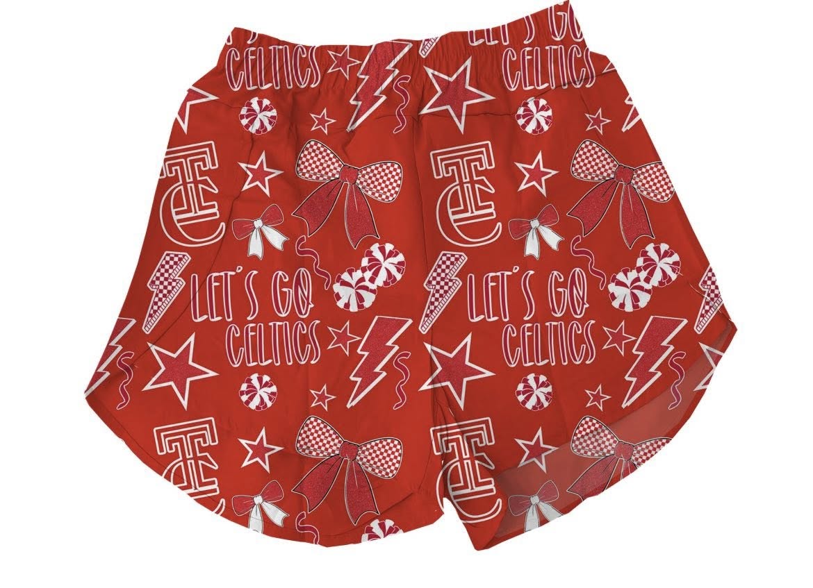 High-Waisted Game Day Shorts (PREORDER)