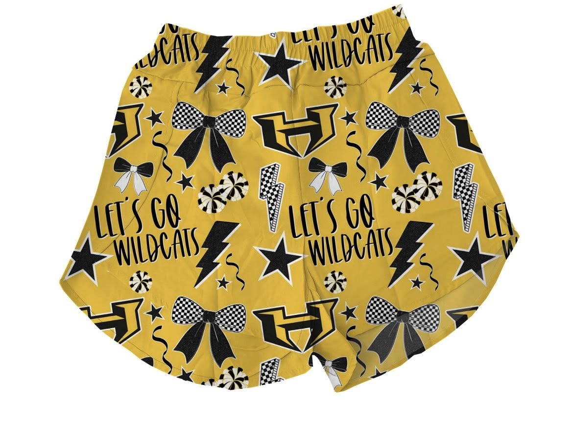 High-Waisted Game Day Shorts (PREORDER)