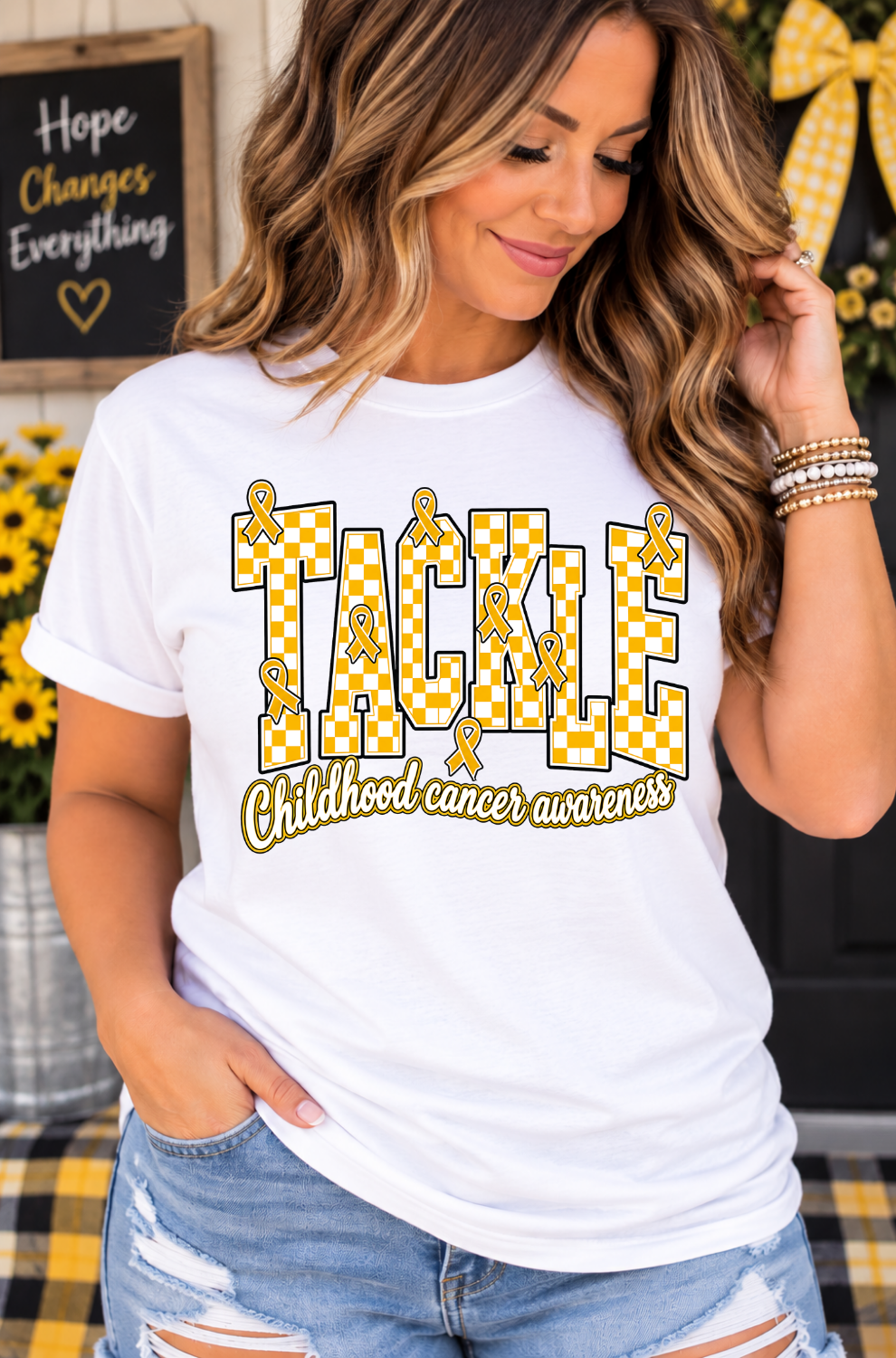 💛 Childhood Cancer Awareness Tees 💛