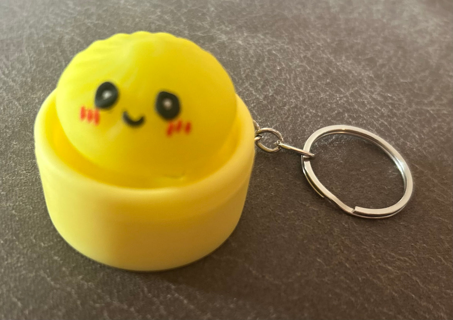 Dumpling clicker keychains