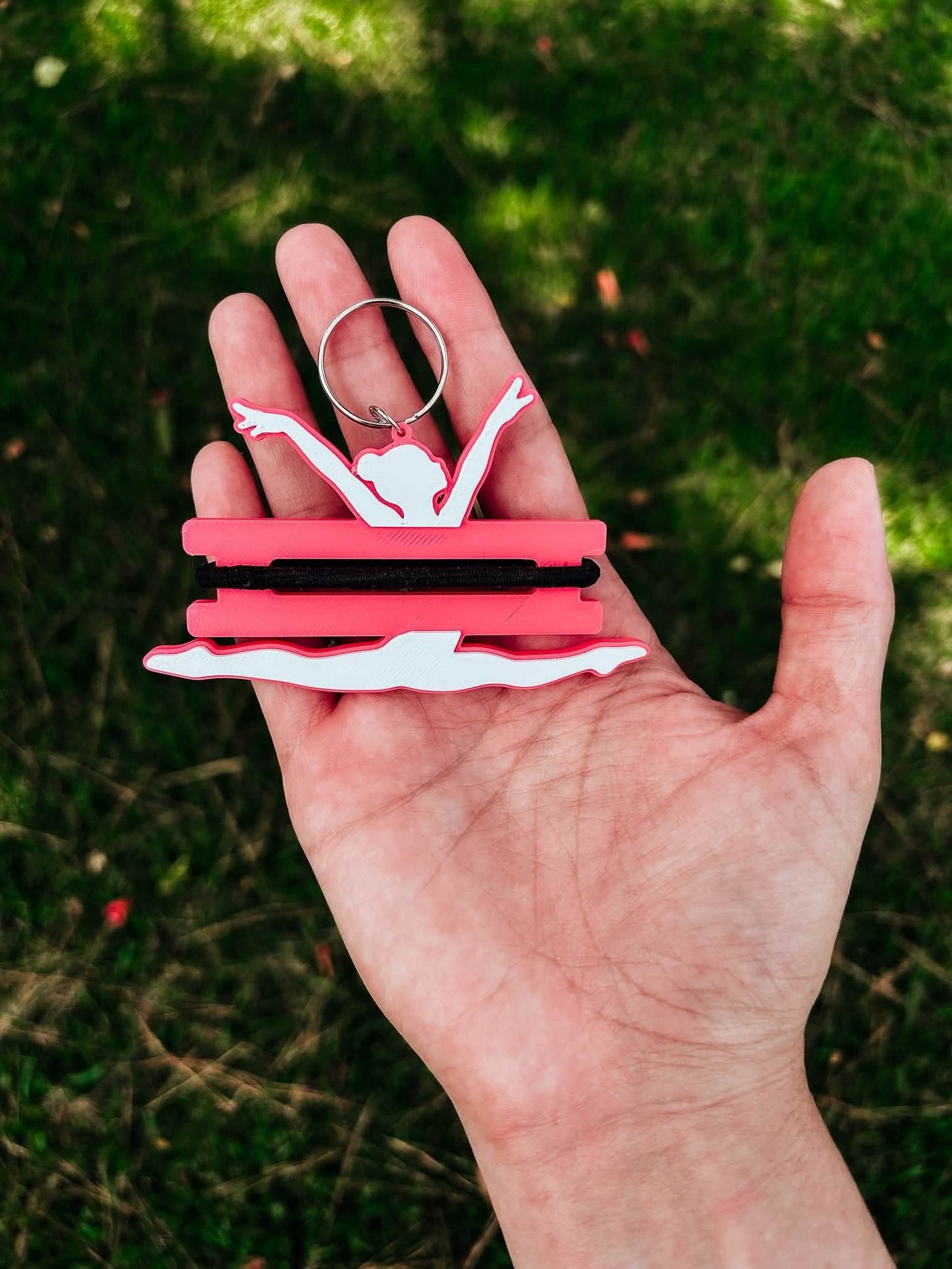 Custom Hair Tie Holder Keychain