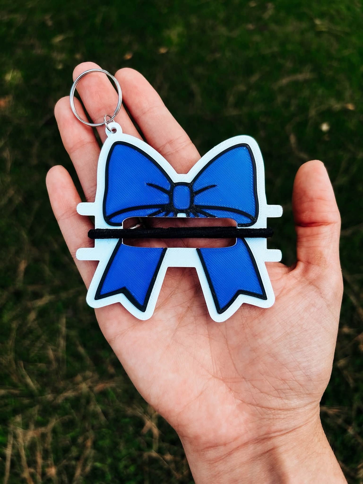 Custom Hair Tie Holder Keychain