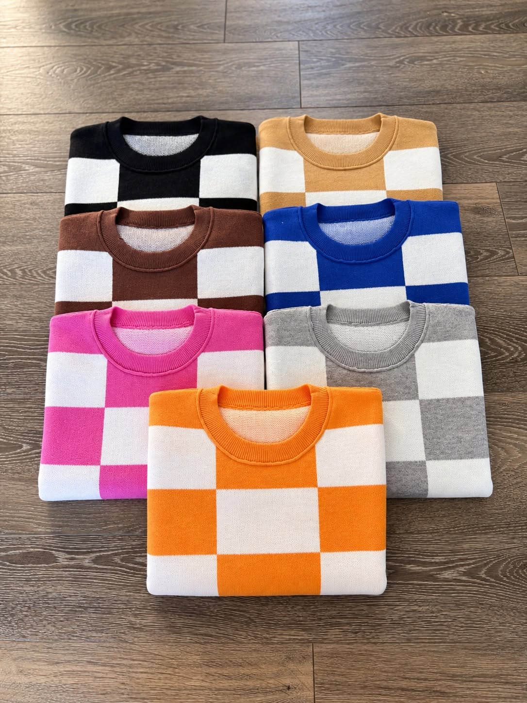 Cozy Checker Sweater