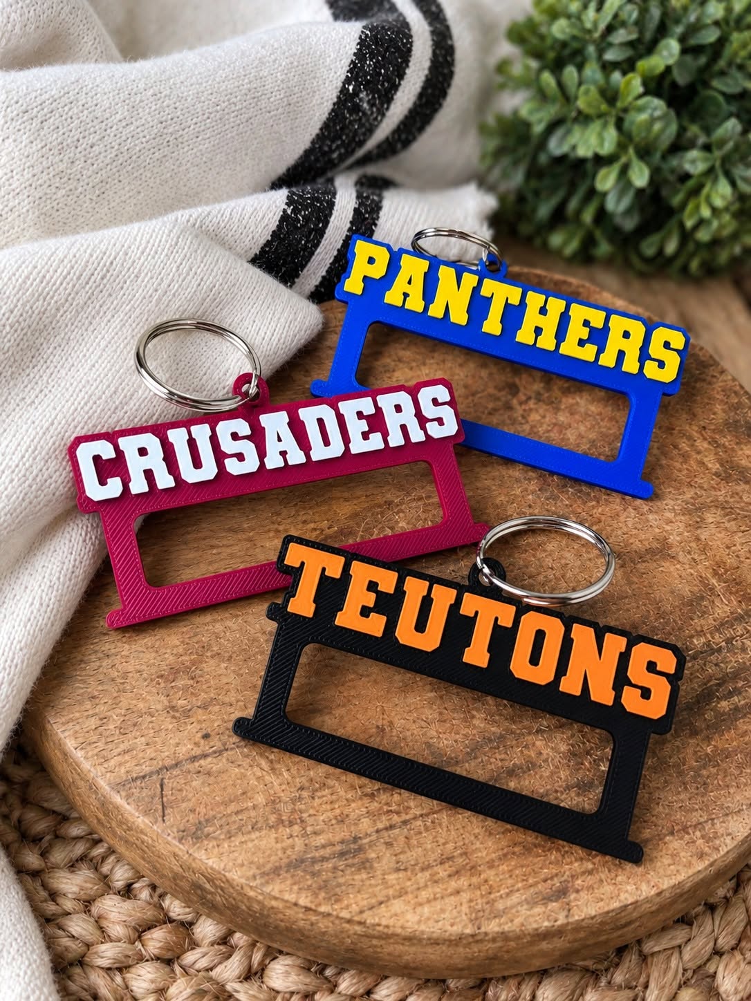 Custom Hair Tie Holder Keychain