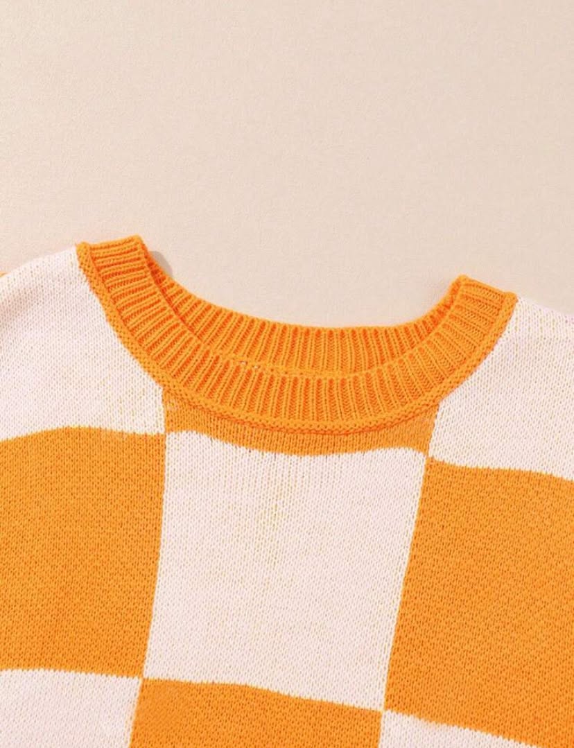 Cozy Checker Sweater