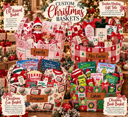 🎄 Custom Christmas Baskets — PREORDER 🎄