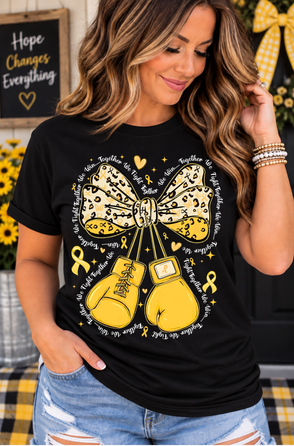💛 Childhood Cancer Awareness Tees 💛