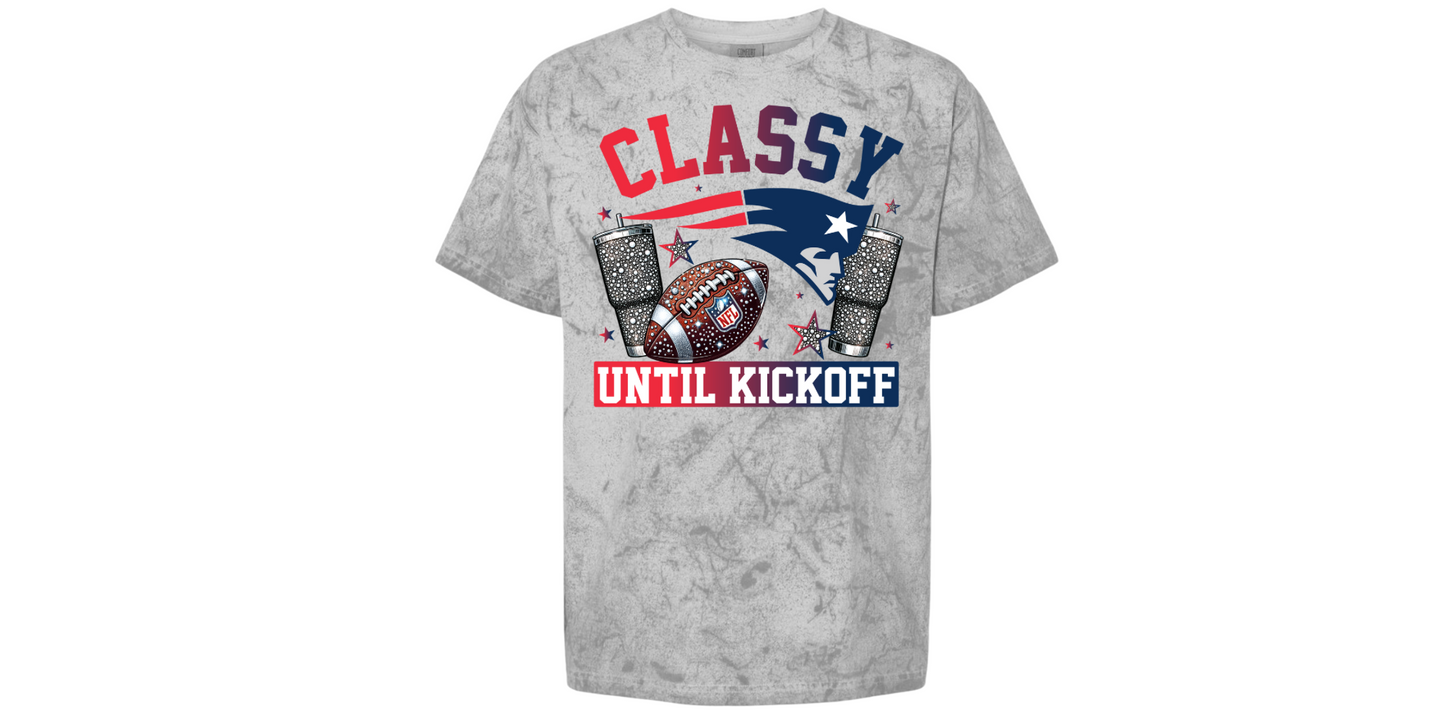 Patriots Classy til kickoff