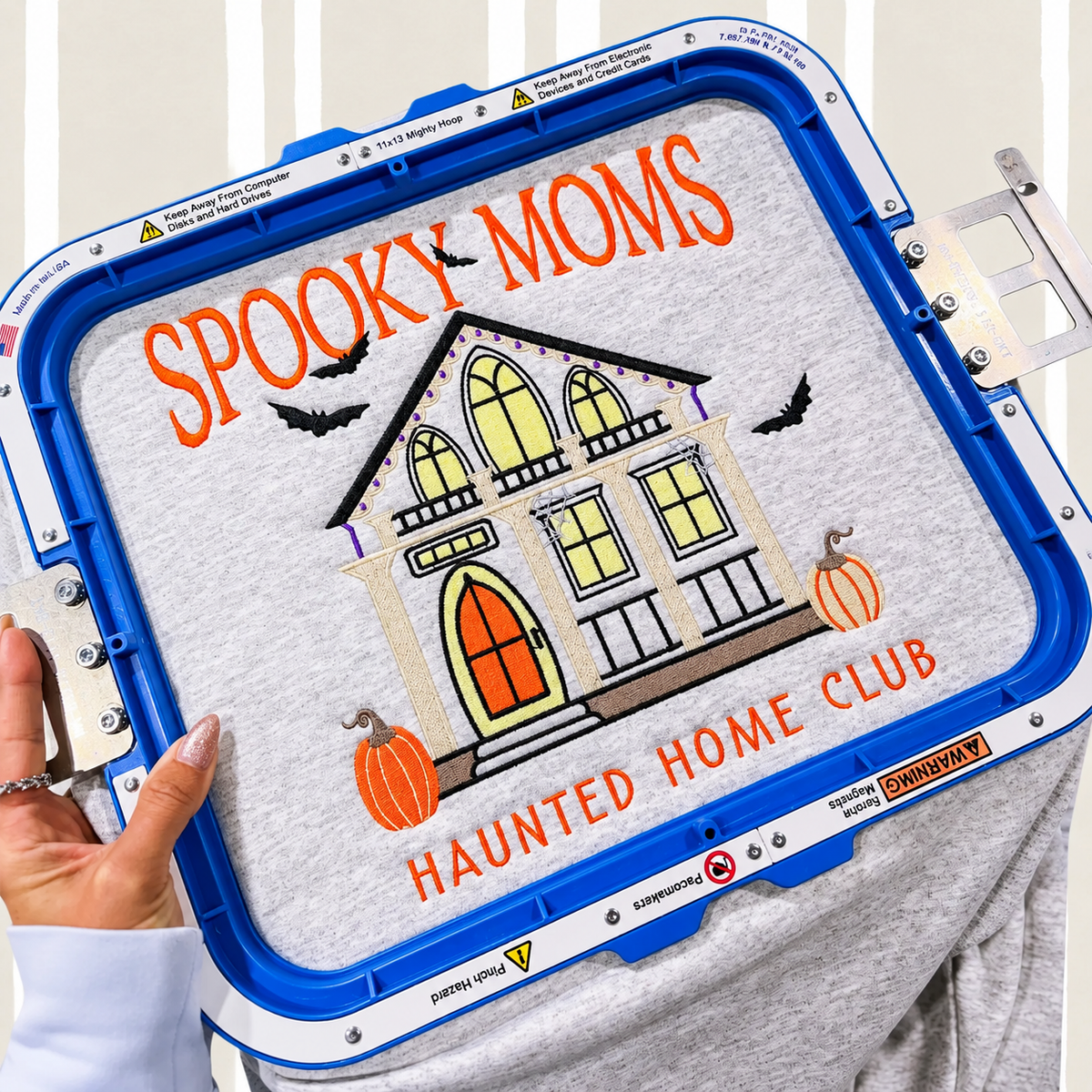 🎃 Halloween Embroidery Sample Stitch-Out