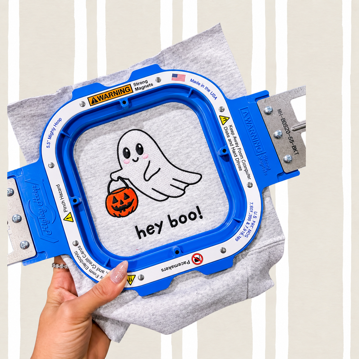 🎃 Halloween Embroidery Sample Stitch-Out