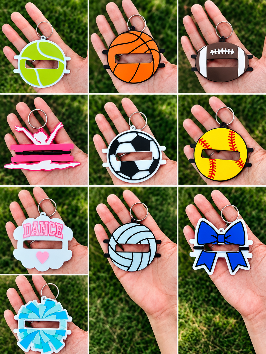 Custom Hair Tie Holder Keychain