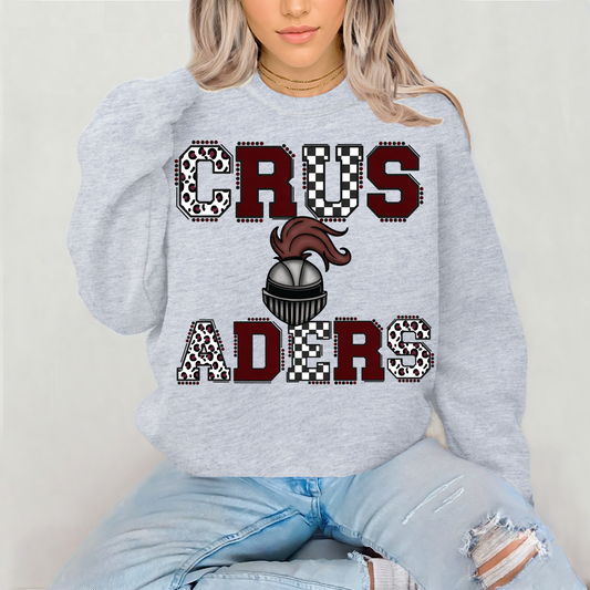 Crusader Mascot Crewneck