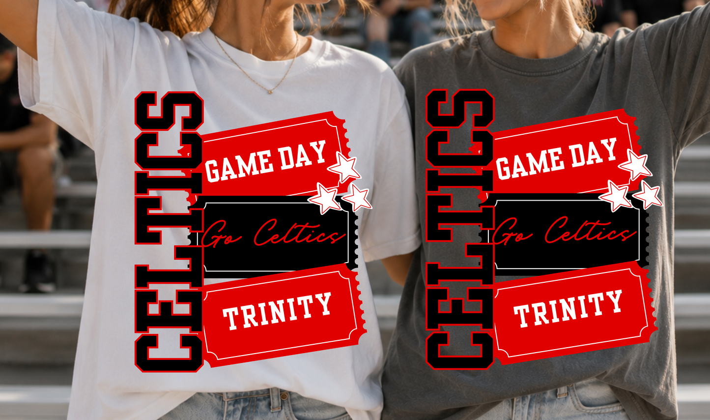 🎟️ Custom Game Day Ticket Tee