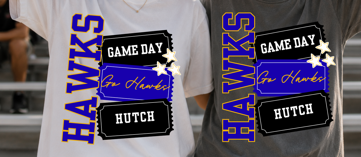 🎟️ Custom Game Day Ticket Tee