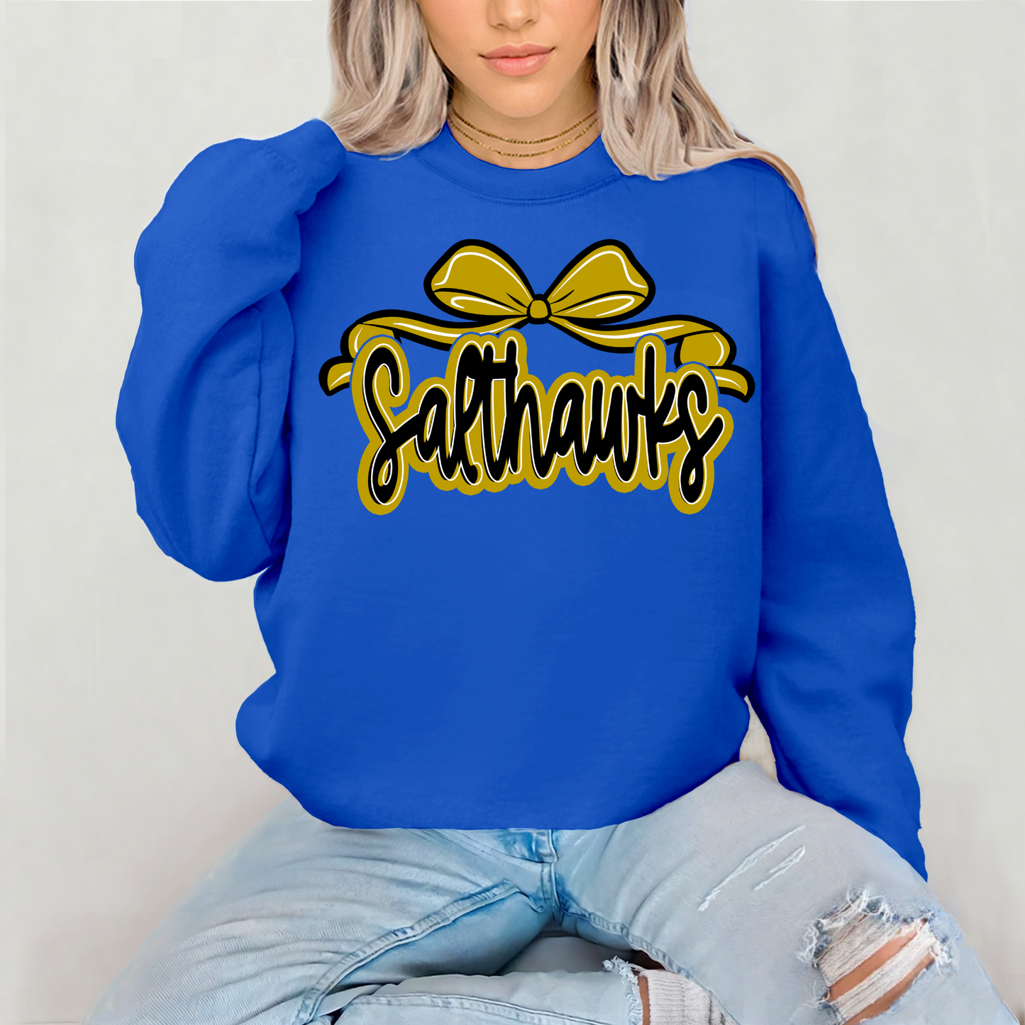 🎀 Bow Salthawk Spirit Sweatshirts – Gildan 18000 🎀