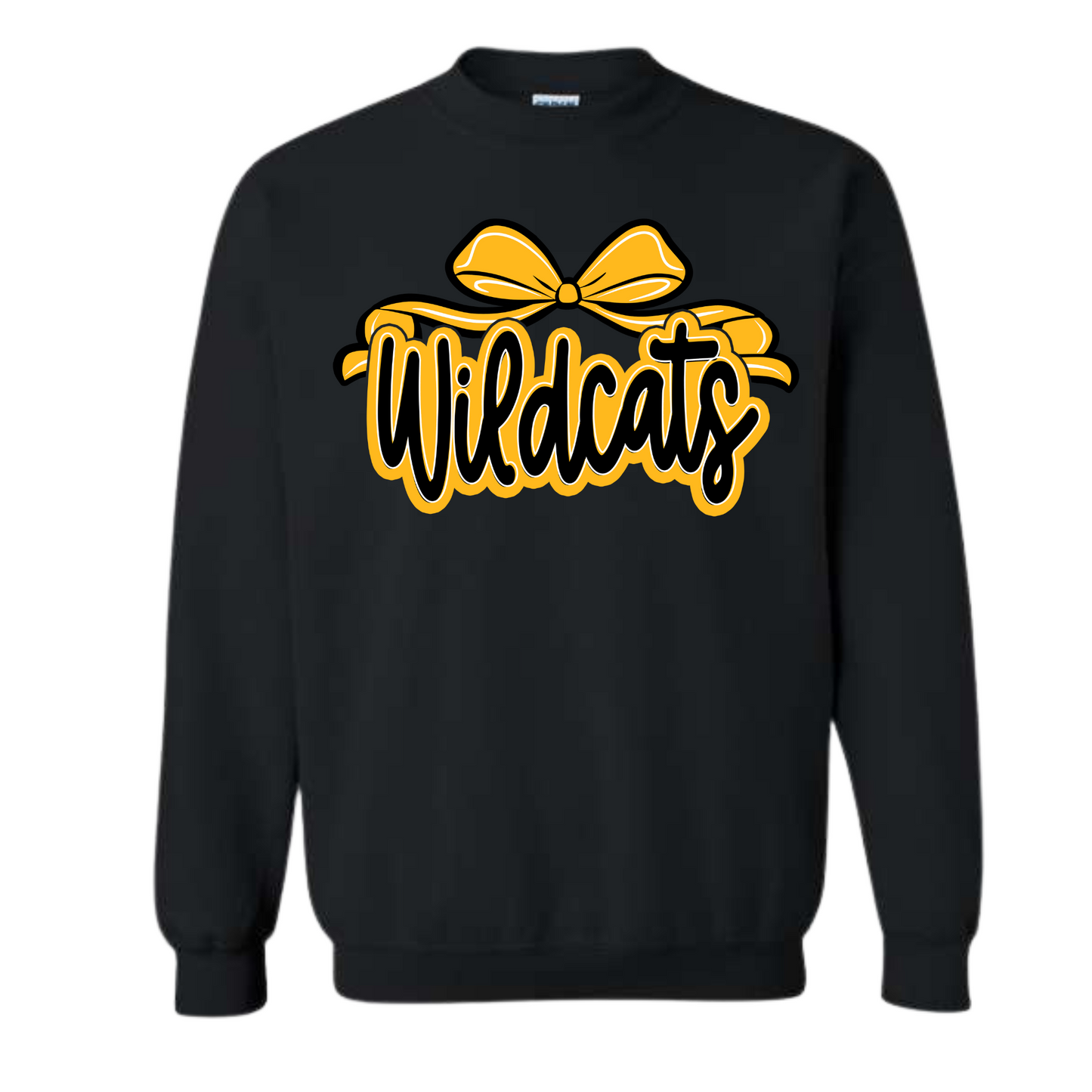 🎀 Bow Wildcats Spirit Sweatshirts – Gildan 18000 🎀