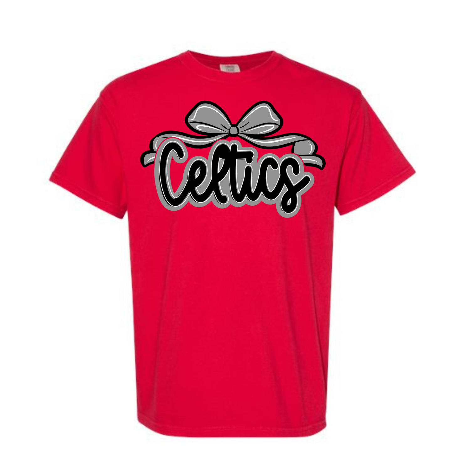 🎀 Spirit Bow Celtics Tee – Gildan 5000