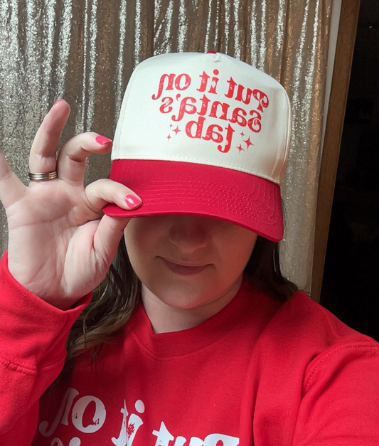 Put it on Santa's Tab Hat