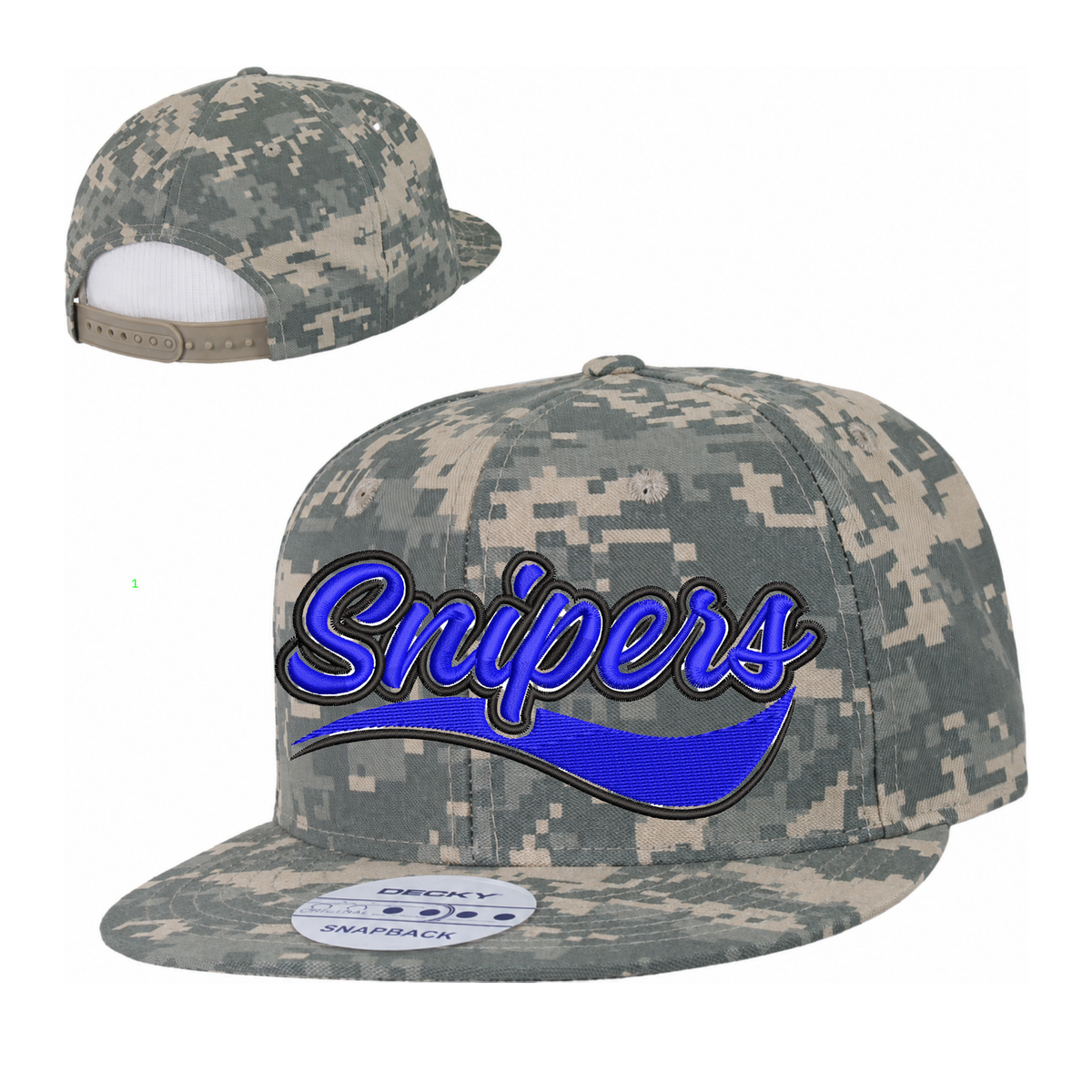 🧢 Custom Snipers Snapback Hat