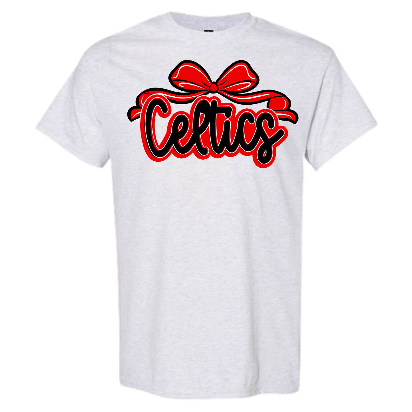 🎀 Spirit Bow Celtics Tee – Gildan 5000