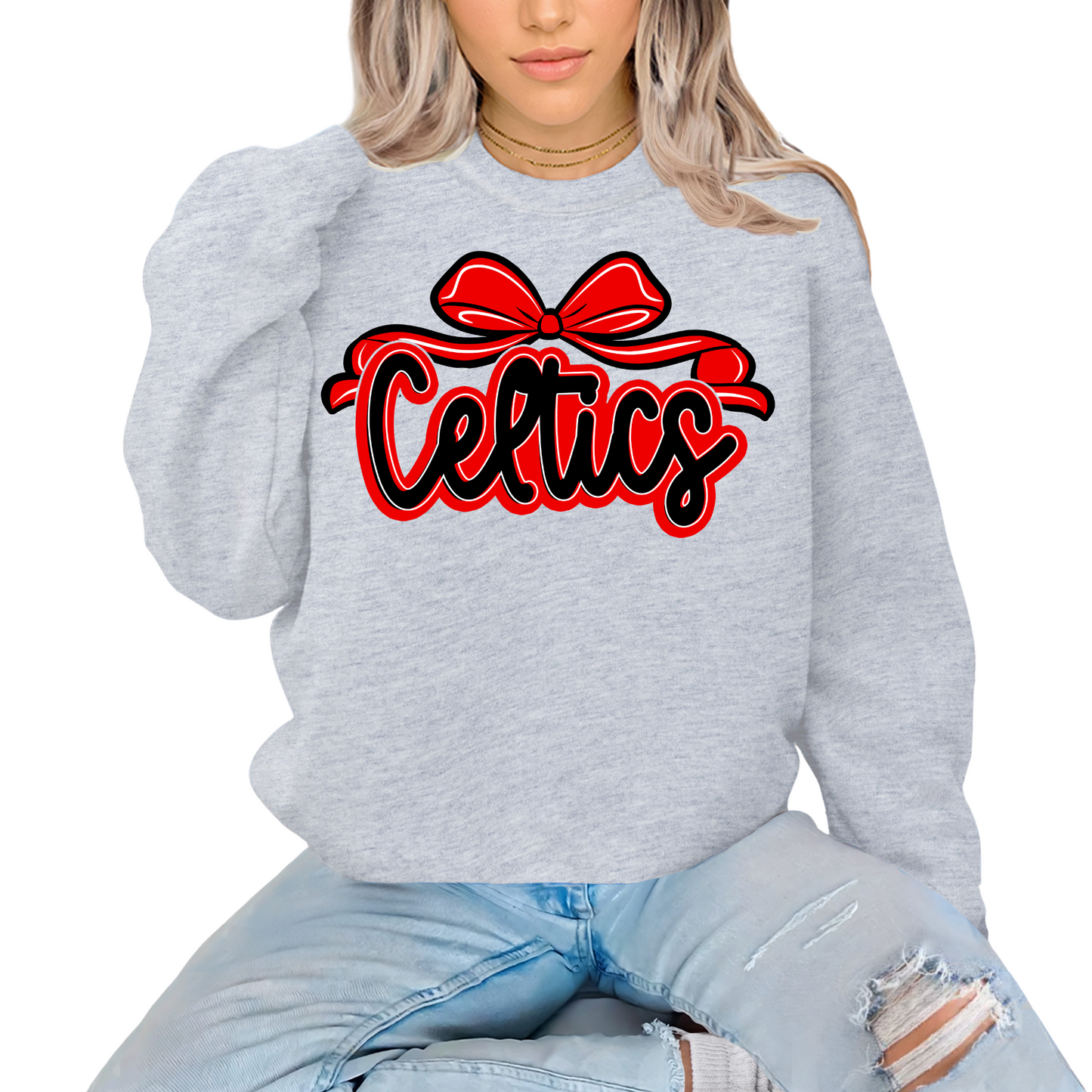 🎀 Bow Celtics Spirit Sweatshirts – Gildan 18000 🎀