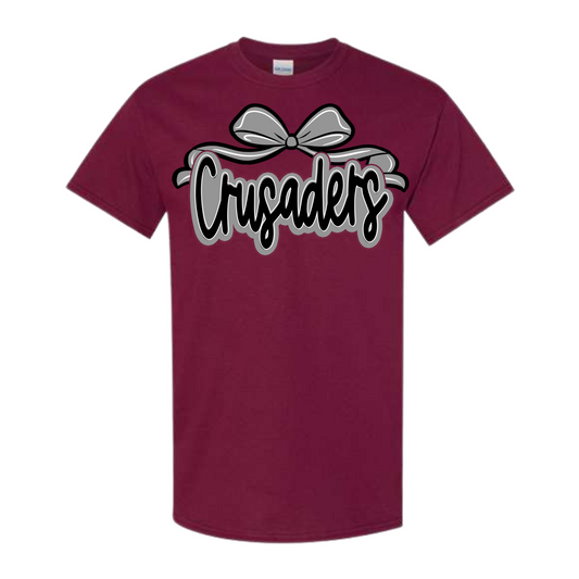 🎀 Spirit Bow Crusaders Tee – Gildan 5000