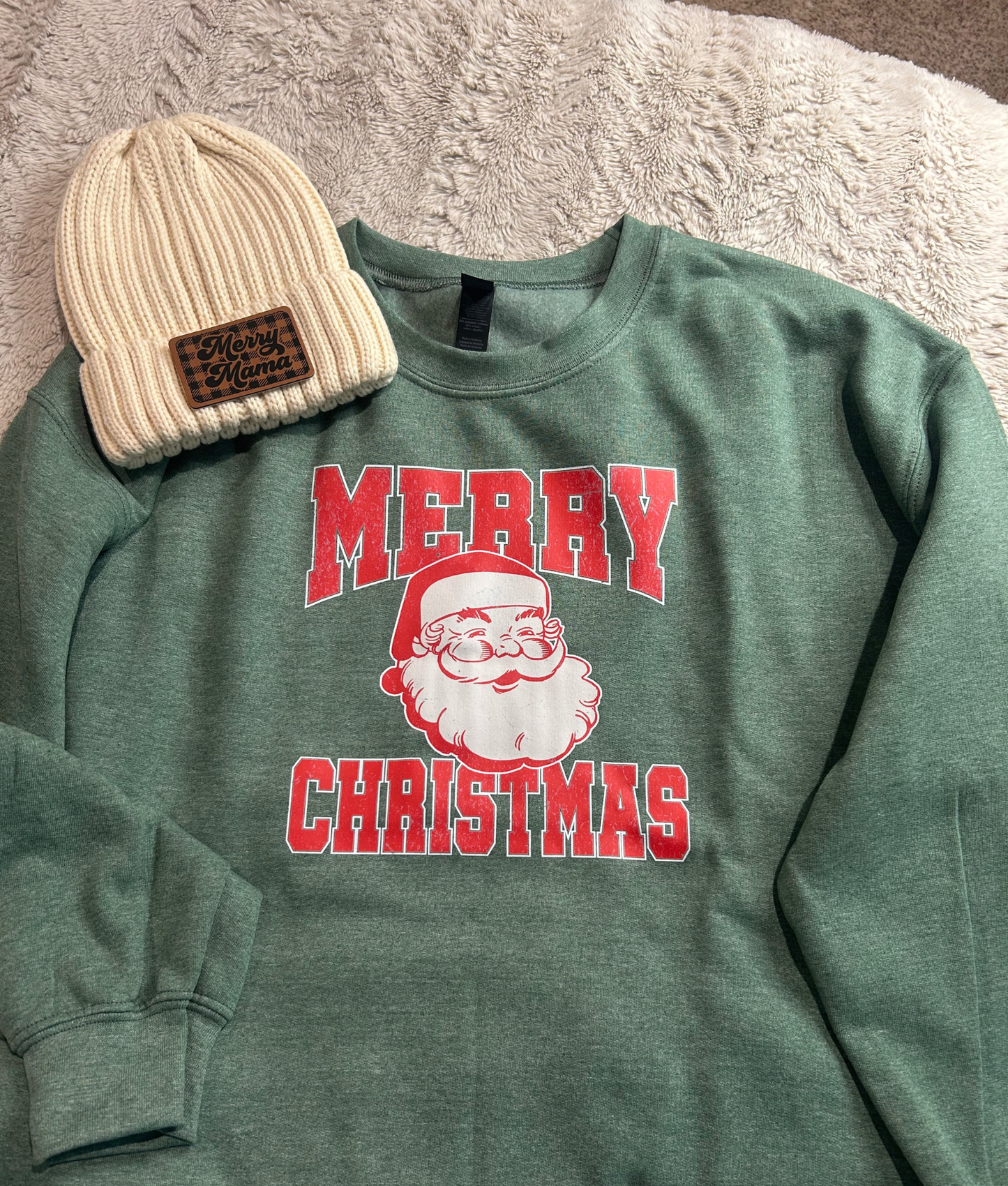Santa Merry Christmas Crewneck