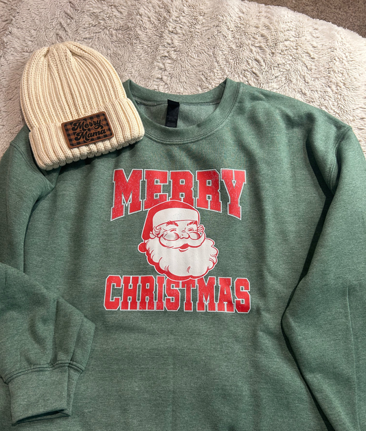 Santa Merry Christmas Crewneck
