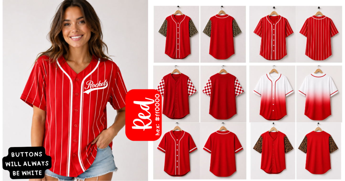 ⚾️ ROCKETS CUSTOM TEAM JERSEYS ⚾️